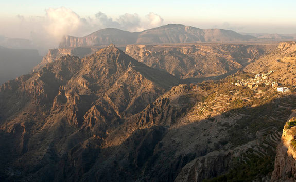 Hajar mountain plateau
