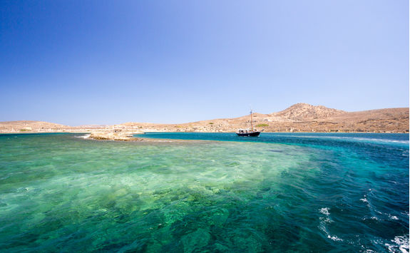 Blue shores of Delos