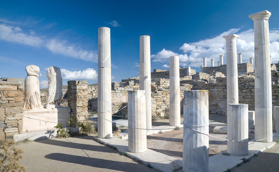 Ruins in Delos