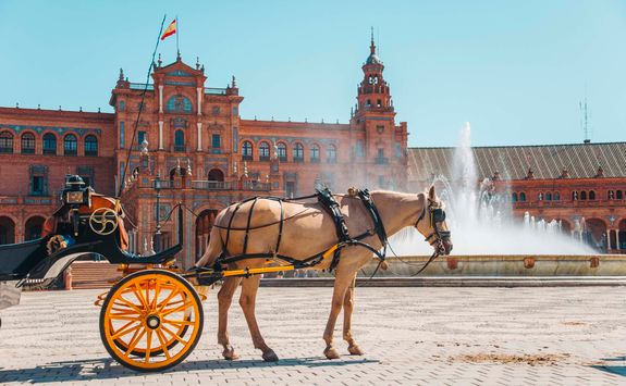 Horse carriage in Seville