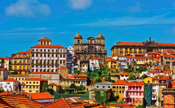 Colourful city of Porto