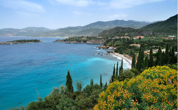 Mani coastline