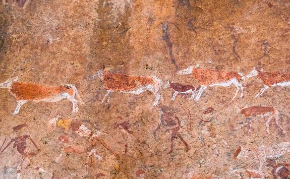 bushmen rock paintings
