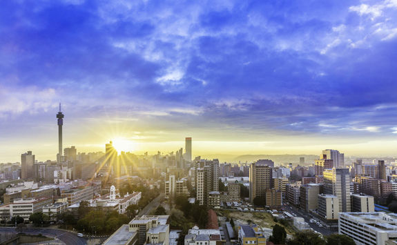 Johannesburg sunrise