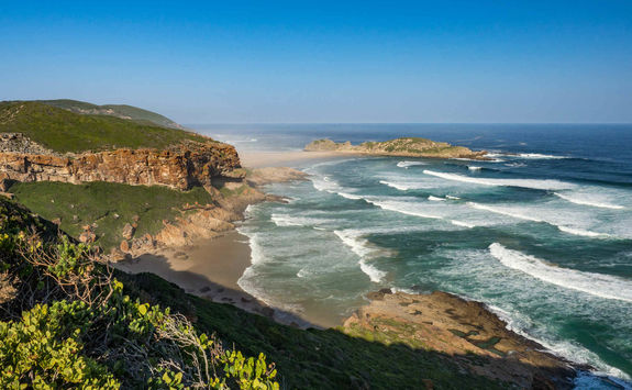 Robberg nature reserve coast