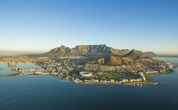 Aerial view Cape Town