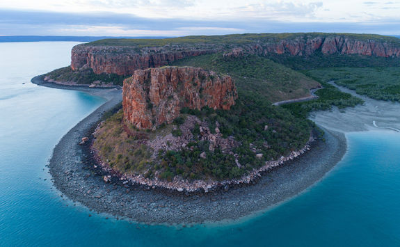 Raft point aerial view