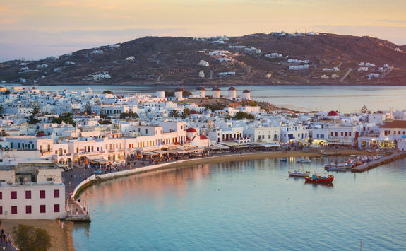 Mykonos harbour