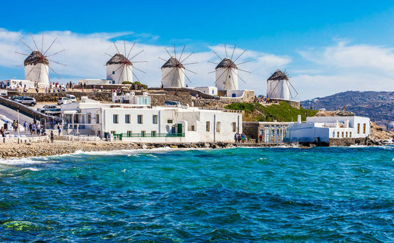 The famous Mykonos windmills