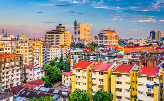 Yangon cityscape