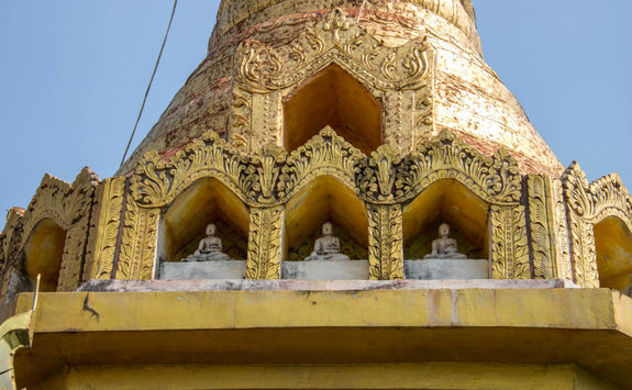 Sculptures in Mount Popa
