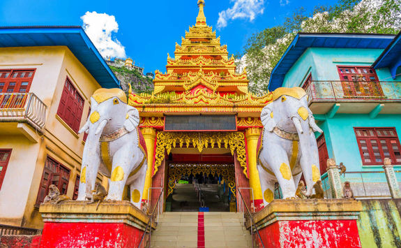 Mount Popa Temple entrance