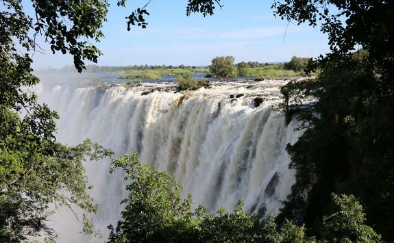 Victoria Falls up close