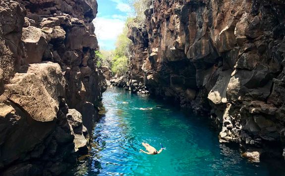 Natural pool at Puerto Ayora