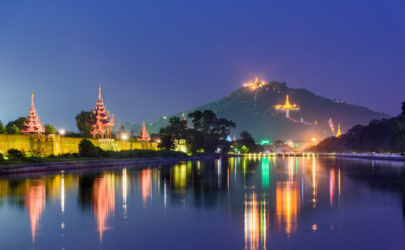 Mandalay Palace moat