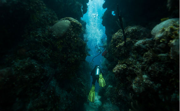 Blue Hole diving