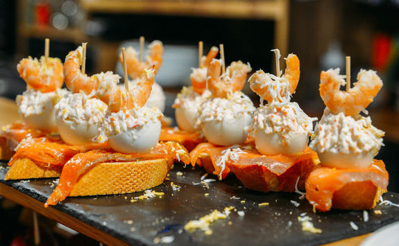 Prawn tapas