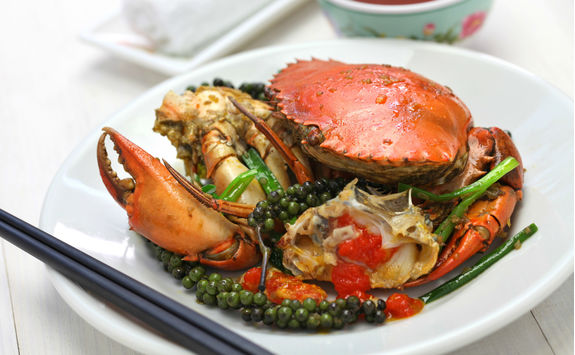 Kampot green pepper crab