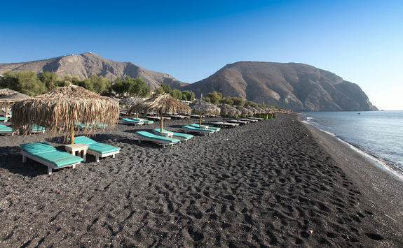 Santorini beach
