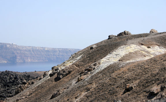 Santorini volcano
