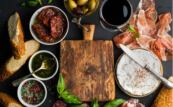 Plenty of french food