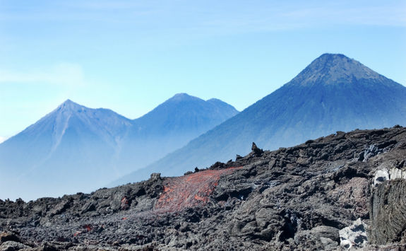 Pacaya Volcano lava