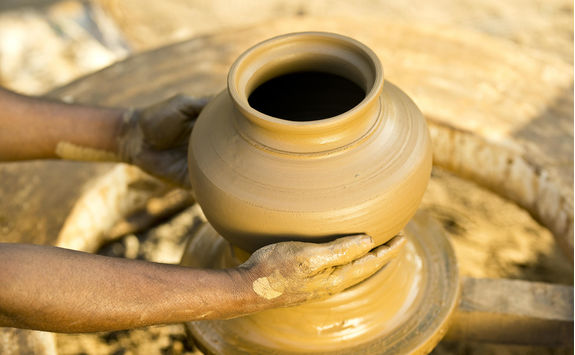 pottery making