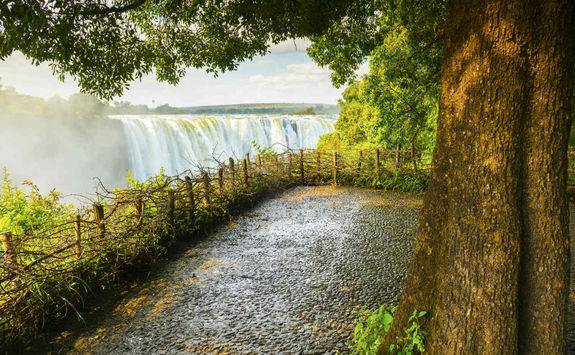 Victoria Falls pathway