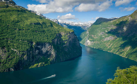 Fjord from above