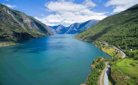 Aurlandsfjorden river