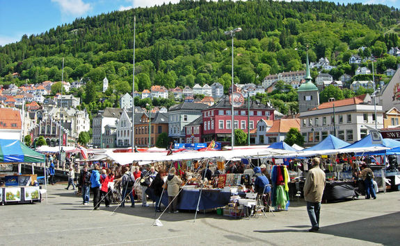 Fish market in Bergen