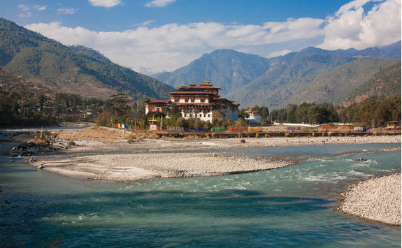 confluence of two rivers