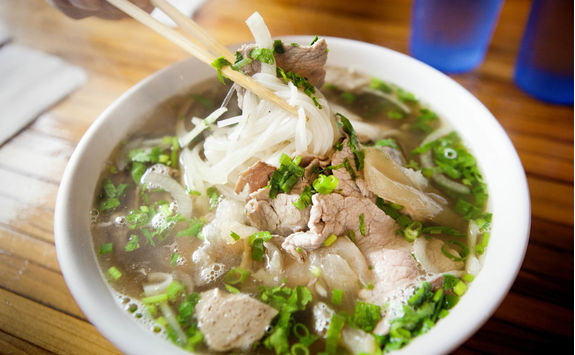 Vietnamese Pho noodle soup