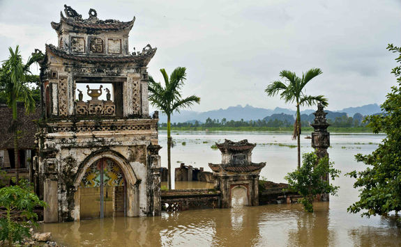 Old water puppet theatre in Ninh Binh