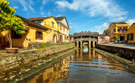 The Japanese covered bridge in Hoi An