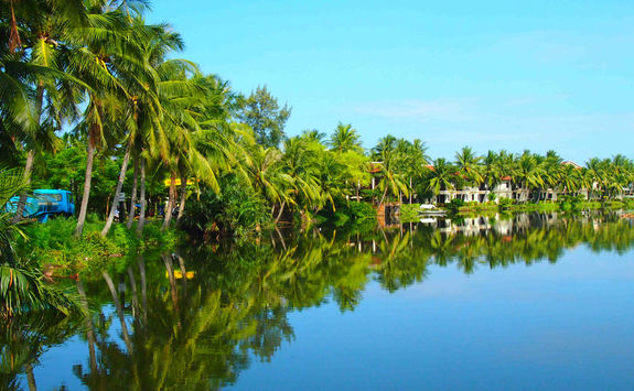 Hoi An jungle river reflection