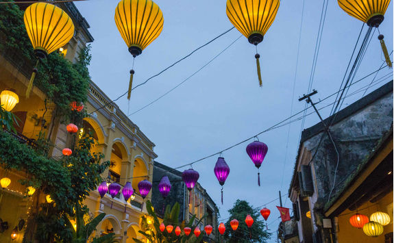 Asia lanterns in Hoi An old town