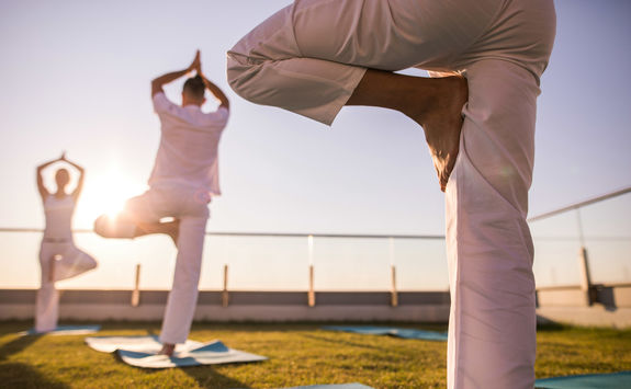 Sunrise yoga