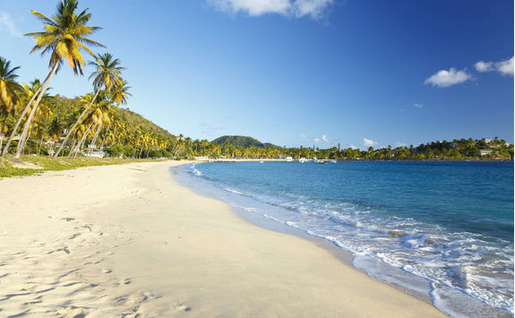 Sandy beach in Antigua