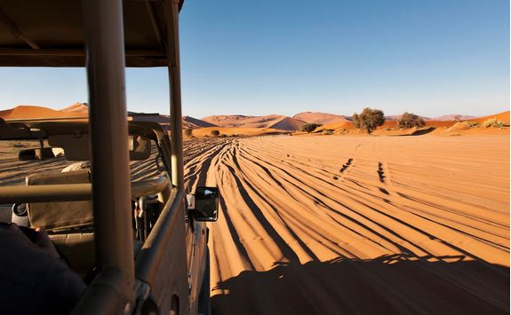 desert view from 4x4