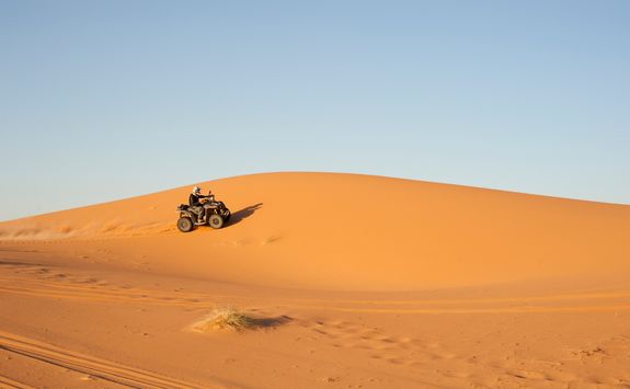 quadbike in the desert