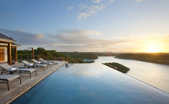Nonsuch Bay pool view
