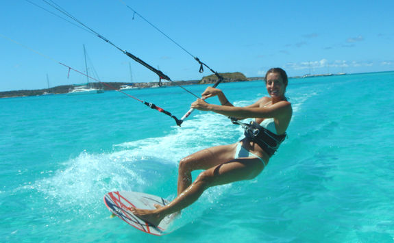 Waterskiing in Antigua