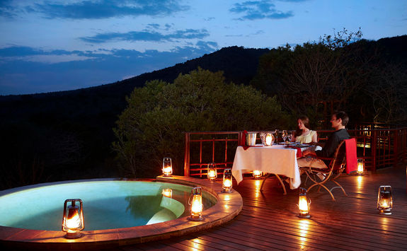 Thanda private deck dining