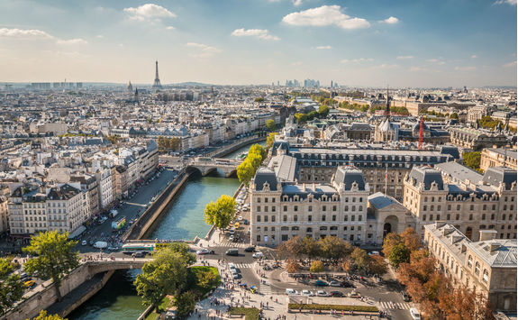 Panoramic view of Paris