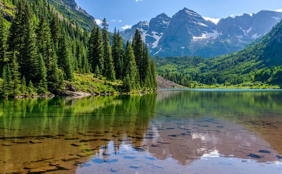 Maroon lake