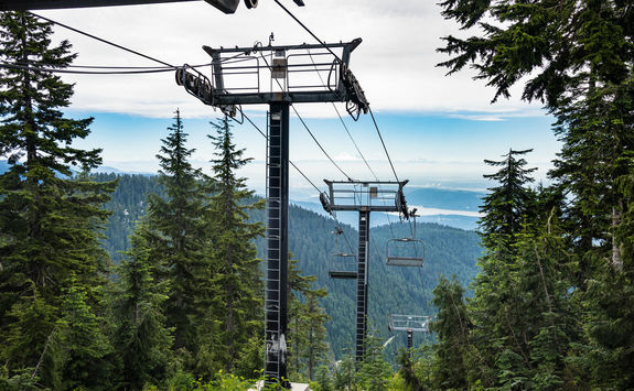 Chairlift in Grouse Mountain