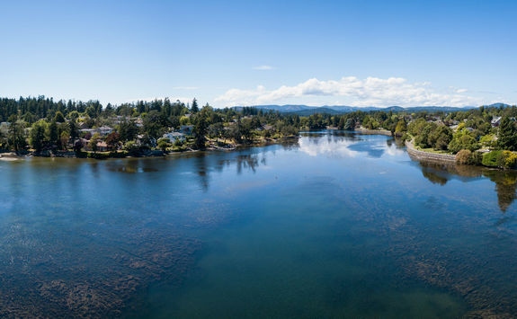 Aerial view of Victoria
