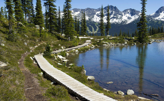 Harmony lake in Whistler