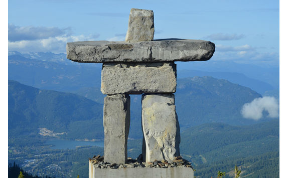 Inukshuk statue in Whistler